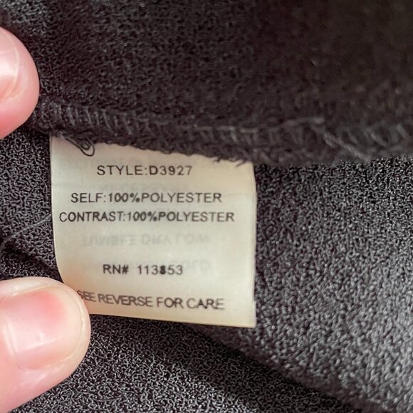 Size XL Sugarlips black tribal embroidered mini dress - Picture 8 of 9